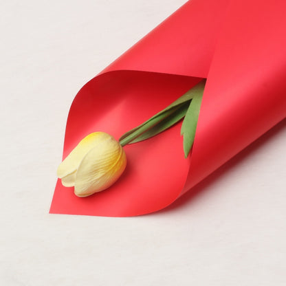 (5 LEMBAR) - FL2 SOLID Kertas Bunga Buket Warna Polos/Kertas Buket Bunga Florist Cellophane