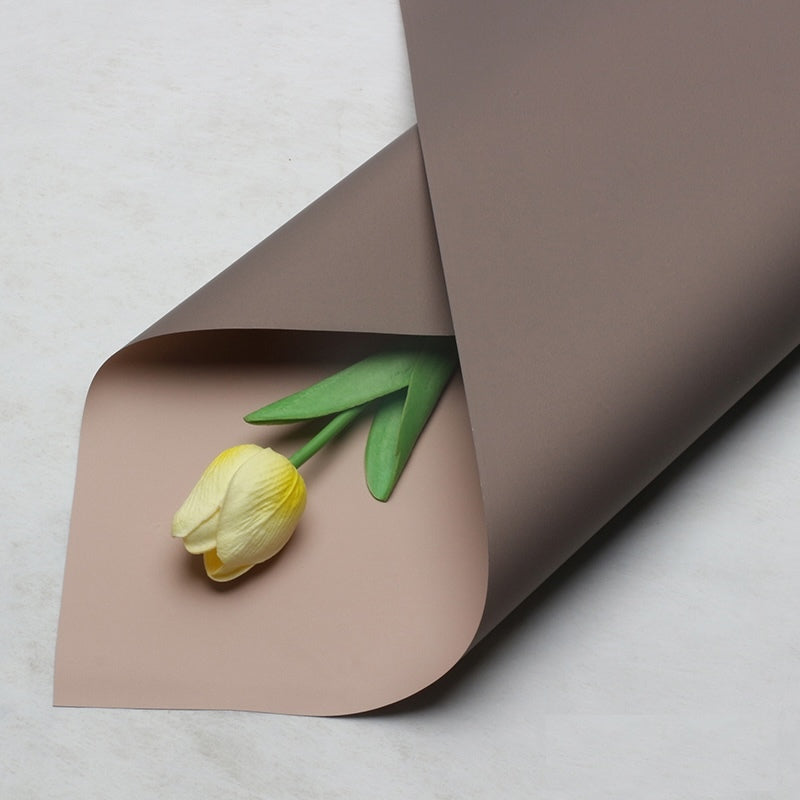 (5 LEMBAR) - FL3 BIGDOU Kertas Bunga Buket Dua Warna Bi Color/Kertas Buket Bunga Florist Cellophane