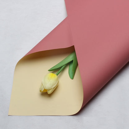 (5 LEMBAR) - FL3 BIGDOU Kertas Bunga Buket Dua Warna Bi Color/Kertas Buket Bunga Florist Cellophane