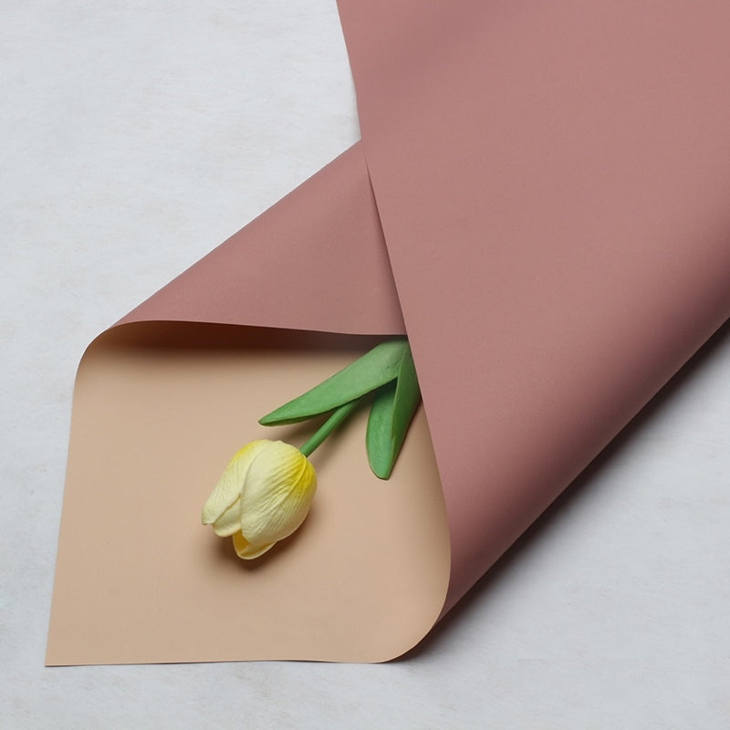 (5 LEMBAR) - FL3 BIGDOU Kertas Bunga Buket Dua Warna Bi Color/Kertas Buket Bunga Florist Cellophane