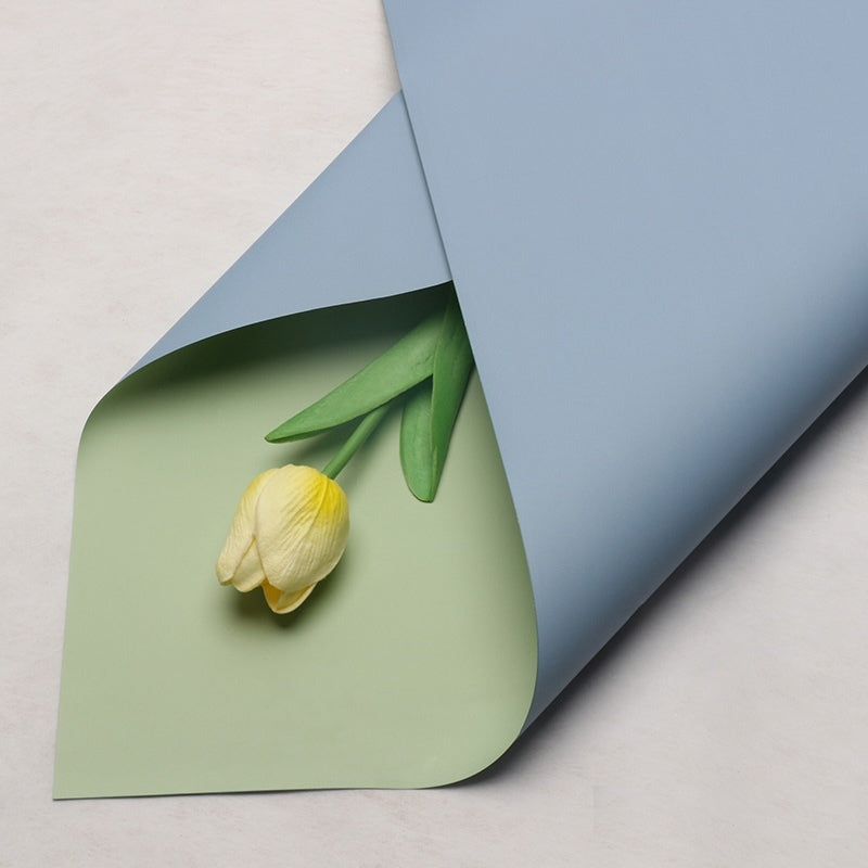 (5 LEMBAR) - FL3 BIGDOU Kertas Bunga Buket Dua Warna Bi Color/Kertas Buket Bunga Florist Cellophane