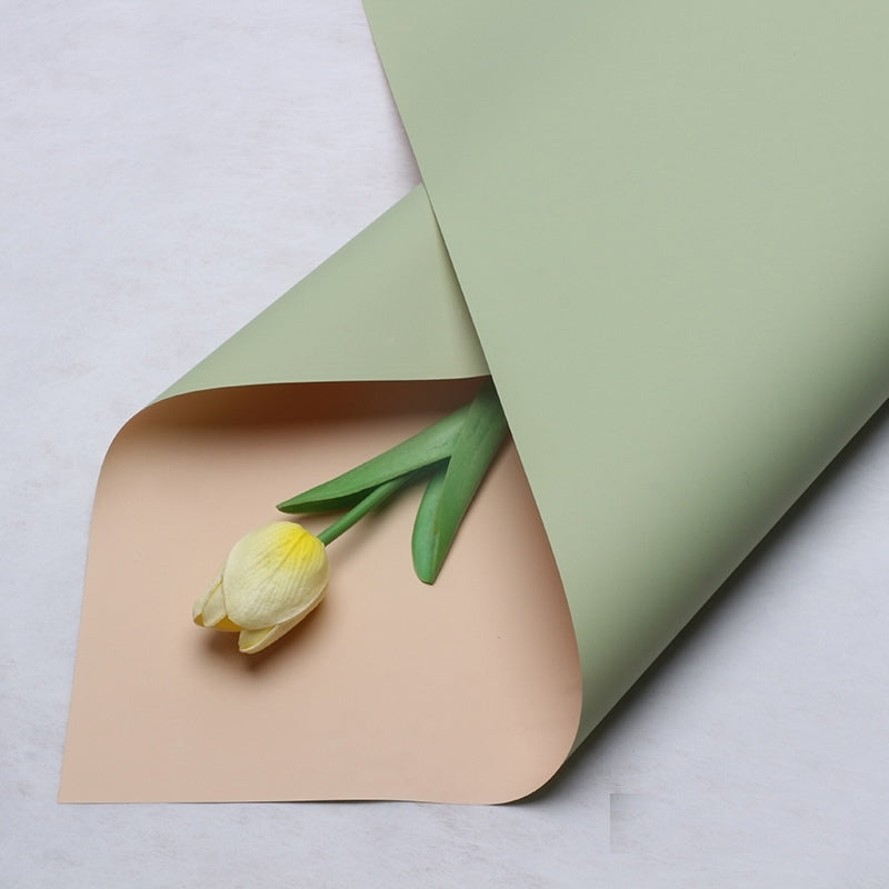 (5 LEMBAR) - FL3 BIGDOU Kertas Bunga Buket Dua Warna Bi Color/Kertas Buket Bunga Florist Cellophane