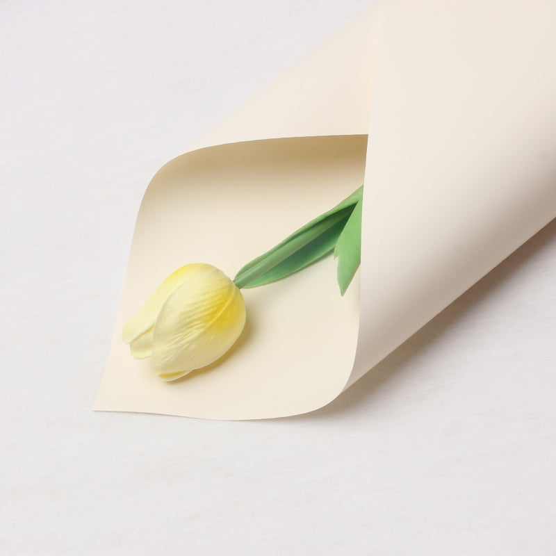 (5 LEMBAR) - FL2 SOLID Kertas Bunga Buket Warna Polos/Kertas Buket Bunga Florist Cellophane