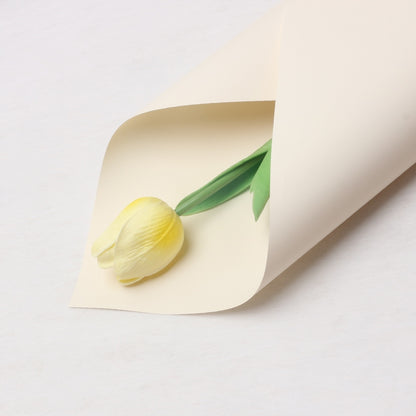 (5 LEMBAR) - FL2 SOLID Kertas Bunga Buket Warna Polos/Kertas Buket Bunga Florist Cellophane