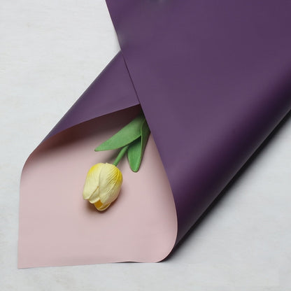 (5 LEMBAR) - FL3 BIGDOU Kertas Bunga Buket Dua Warna Bi Color/Kertas Buket Bunga Florist Cellophane