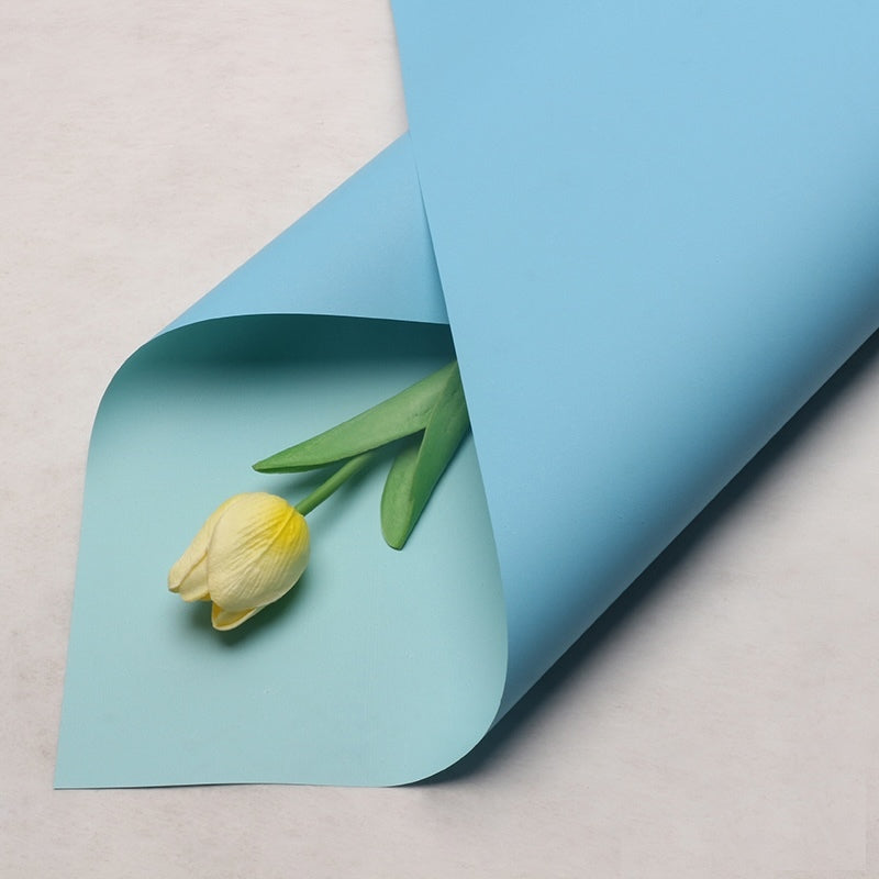 (5 LEMBAR) - FL3 BIGDOU Kertas Bunga Buket Dua Warna Bi Color/Kertas Buket Bunga Florist Cellophane