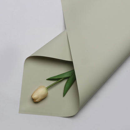 (5 LEMBAR) - FL2 SOLID Kertas Bunga Buket Warna Polos/Kertas Buket Bunga Florist Cellophane