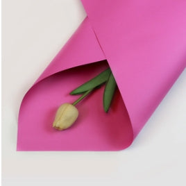 (5 LEMBAR) - FL2 SOLID Kertas Bunga Buket Warna Polos/Kertas Buket Bunga Florist Cellophane