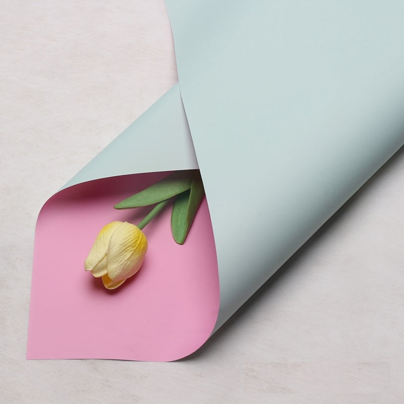 (5 LEMBAR) - FL3 BIGDOU Kertas Bunga Buket Dua Warna Bi Color/Kertas Buket Bunga Florist Cellophane