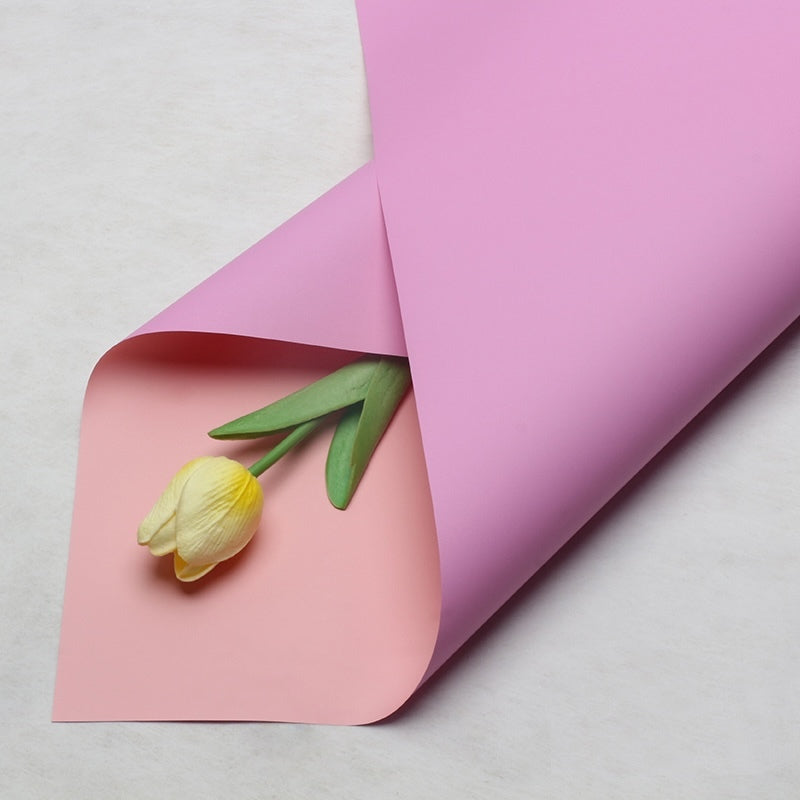 (5 LEMBAR) - FL3 BIGDOU Kertas Bunga Buket Dua Warna Bi Color/Kertas Buket Bunga Florist Cellophane