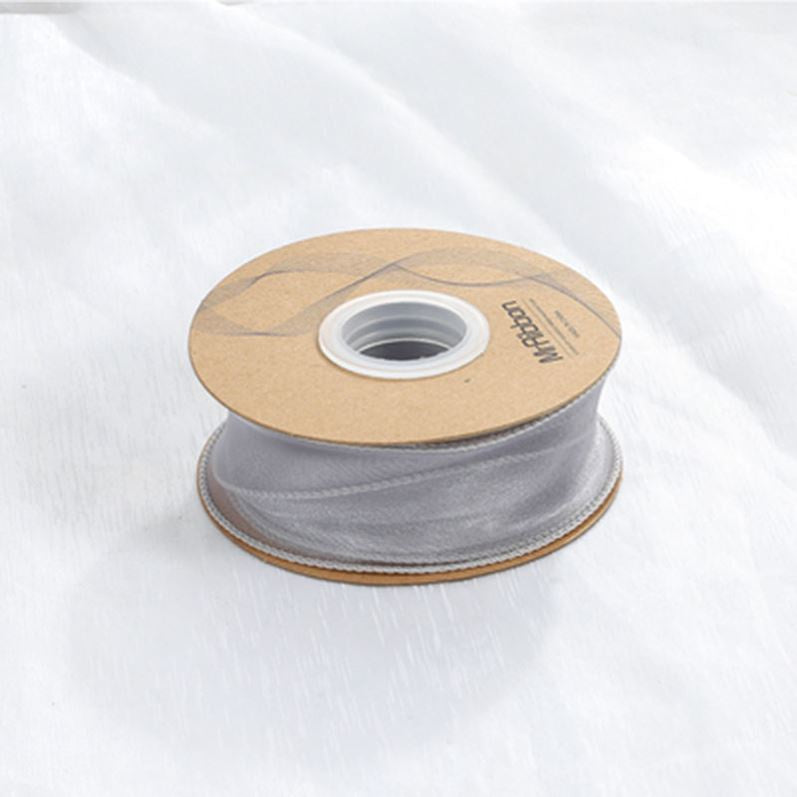 PTA3 CFN Pita Chiffon Polos Roll Lebar 4cm/Pita Kado 4cm/Pita Dekorasi Buket