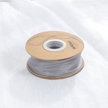 PTA3 CFN Pita Chiffon Polos Roll Lebar 4cm/Pita Kado 4cm/Pita Dekorasi Buket