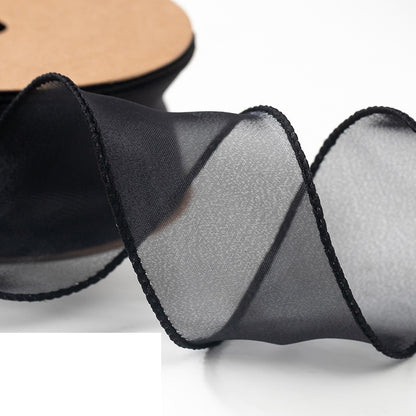 PTA3 CFN Pita Chiffon Polos Roll Lebar 4cm/Pita Kado 4cm/Pita Dekorasi Buket