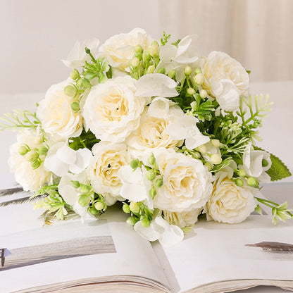 Bouquet bunga P745 RAFIA Artifisial Dekorasi