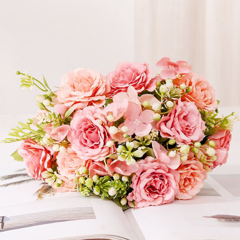 Bouquet bunga P745 RAFIA Artifisial Dekorasi