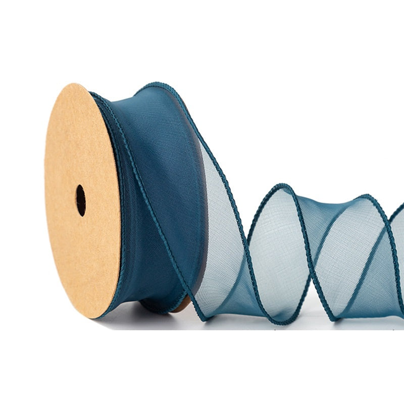 PTA3 CFN Pita Chiffon Polos Roll Lebar 4cm/Pita Kado 4cm/Pita Dekorasi Buket