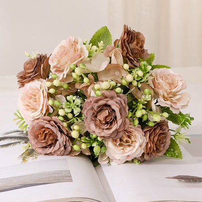 Bouquet bunga P745 RAFIA Artifisial Dekorasi