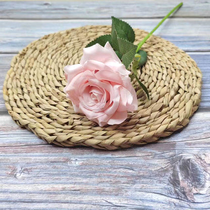 M03 DIAMOND ROSE Diameter 9cm  Bunga Mawar Artificial Palsu