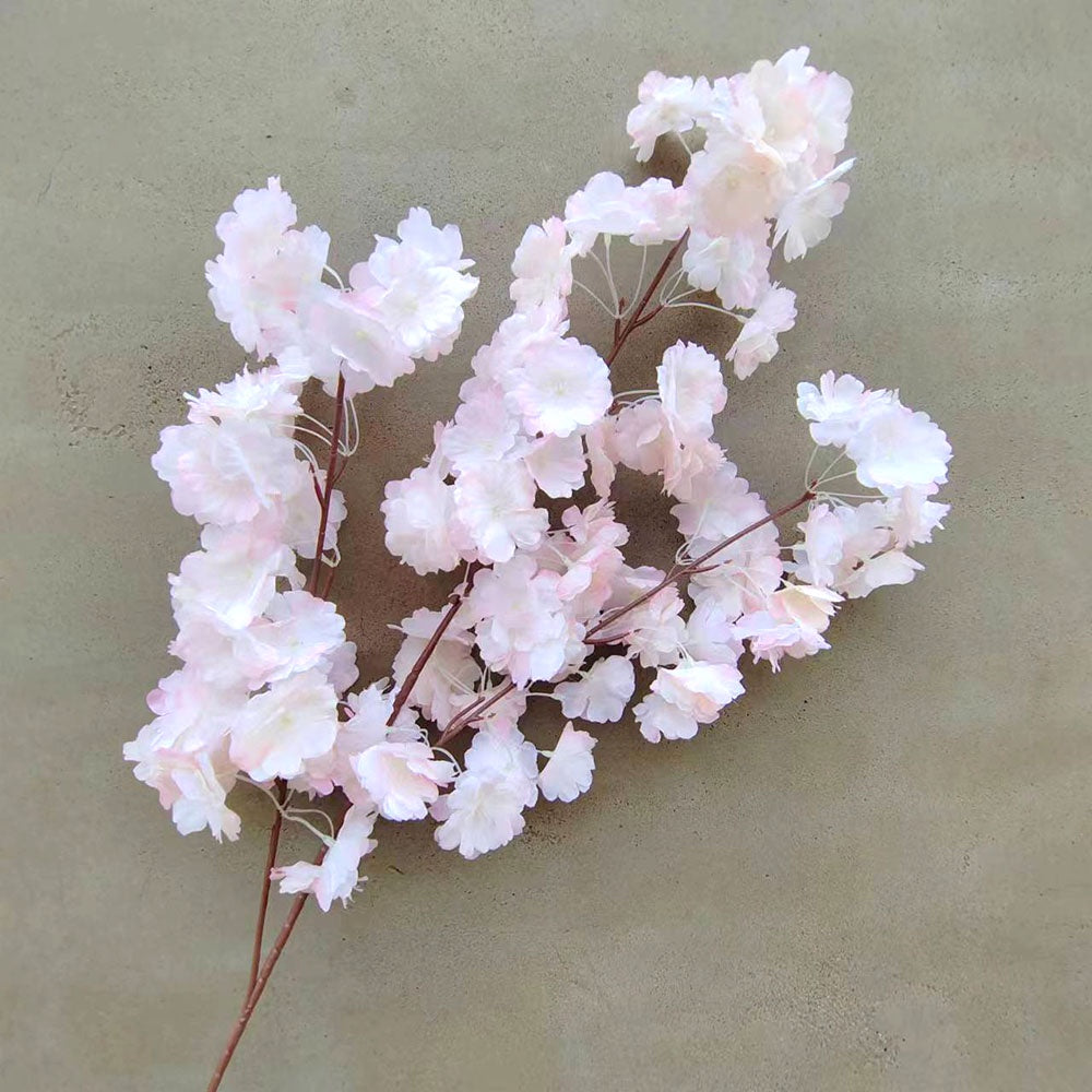 SAKU01 100cm BLOSSOM 3 Cabang Tanpa Daun Bunga Sakura / Cherry Blossom Bunga Sakura Palsu Artifisial
