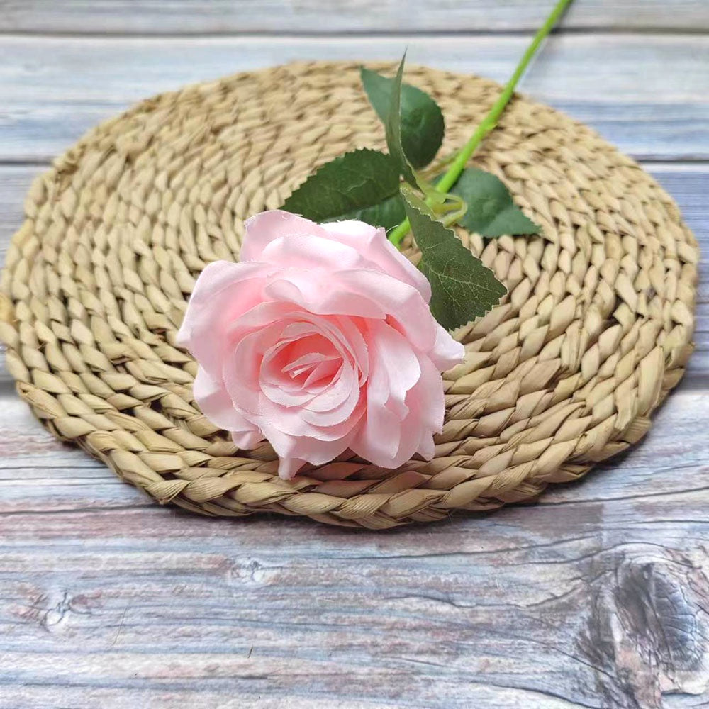M03 DIAMOND ROSE Diameter 9cm  Bunga Mawar Artificial Palsu