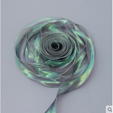 PTA5 HOLOGRAM Pita Korea / Pita Colorful / Pita Kado Bunga Cantik Glossy Warna Warni No Cangkang