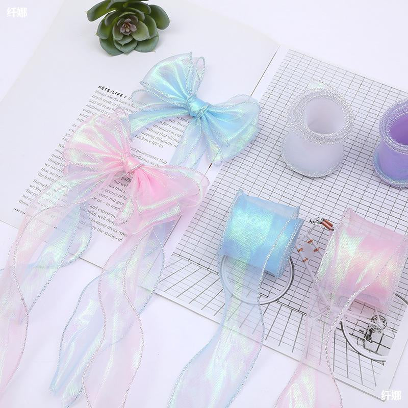 PTA5 HOLOGRAM Pita Korea / Pita Colorful / Pita Kado Bunga Cantik Glossy Warna Warni No Cangkang