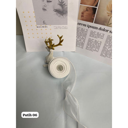 PTA9 SIMPLE Modern Pita Kado 4cm/Pita Dekorasi Buket