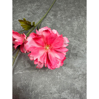 C88 FEAT (x5) Bunga Orchid Kain Sutra 65CM ARTIFICIAL BUNGA DEKORASI HIAS RUANGAN RUMAH KANTOR STUDIO