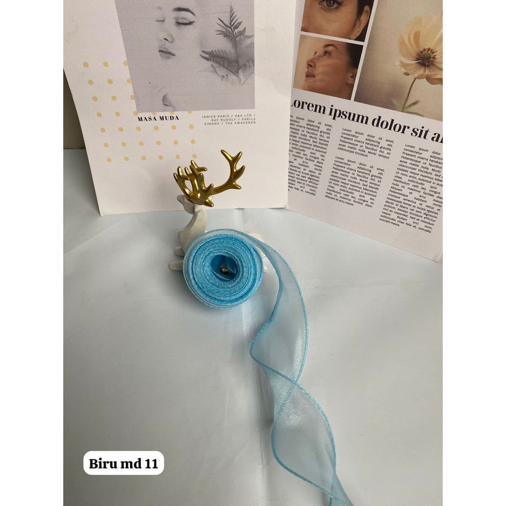 PTA9 SIMPLE Modern Pita Kado 4cm/Pita Dekorasi Buket