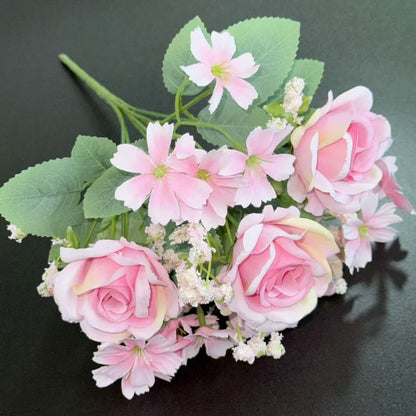 Bouquet bunga BKT 1018 AILUN 7Cbg Bunga Mawar Artifisial Dekorasi Hiasan Seserahan Buket Palsu