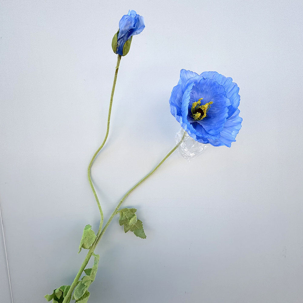 C22 BIGPOPP BUNGA POPPY 105CM ARTIFICIAL BUAH DEKORASI HIAS RUANGAN RUMAH KANTOR STUDIO