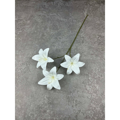 C87 HETTY (x3) Bunga Lily Flower tape 65CM ARTIFICIAL BUNGA DEKORASI HIAS RUANGAN RUMAH KANTOR STUDIO