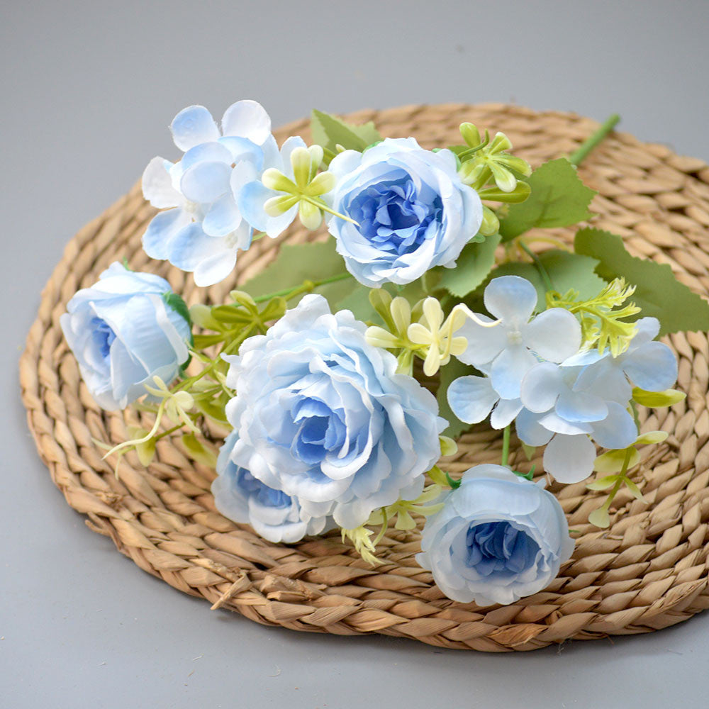 Bouquet bunga P124 PEONGEA Peony Artifisial Dekorasi Hiasan Seserahan Buket Palsu