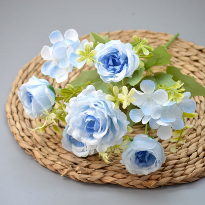 Bouquet bunga P124 PEONGEA Peony Artifisial Dekorasi Hiasan Seserahan Buket Palsu