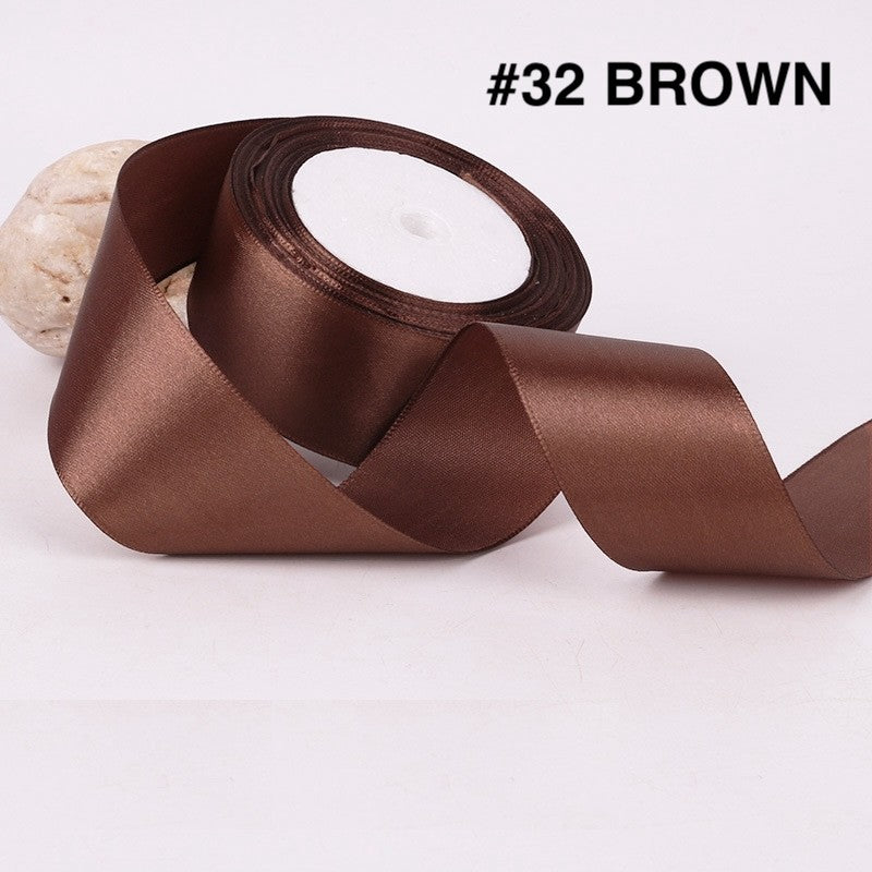 PTA8 SATIN Pita Satin Roll Motif  Setangan Satin dan Transparan Modern Pita Kado 4cm/Pita Dekorasi Buket