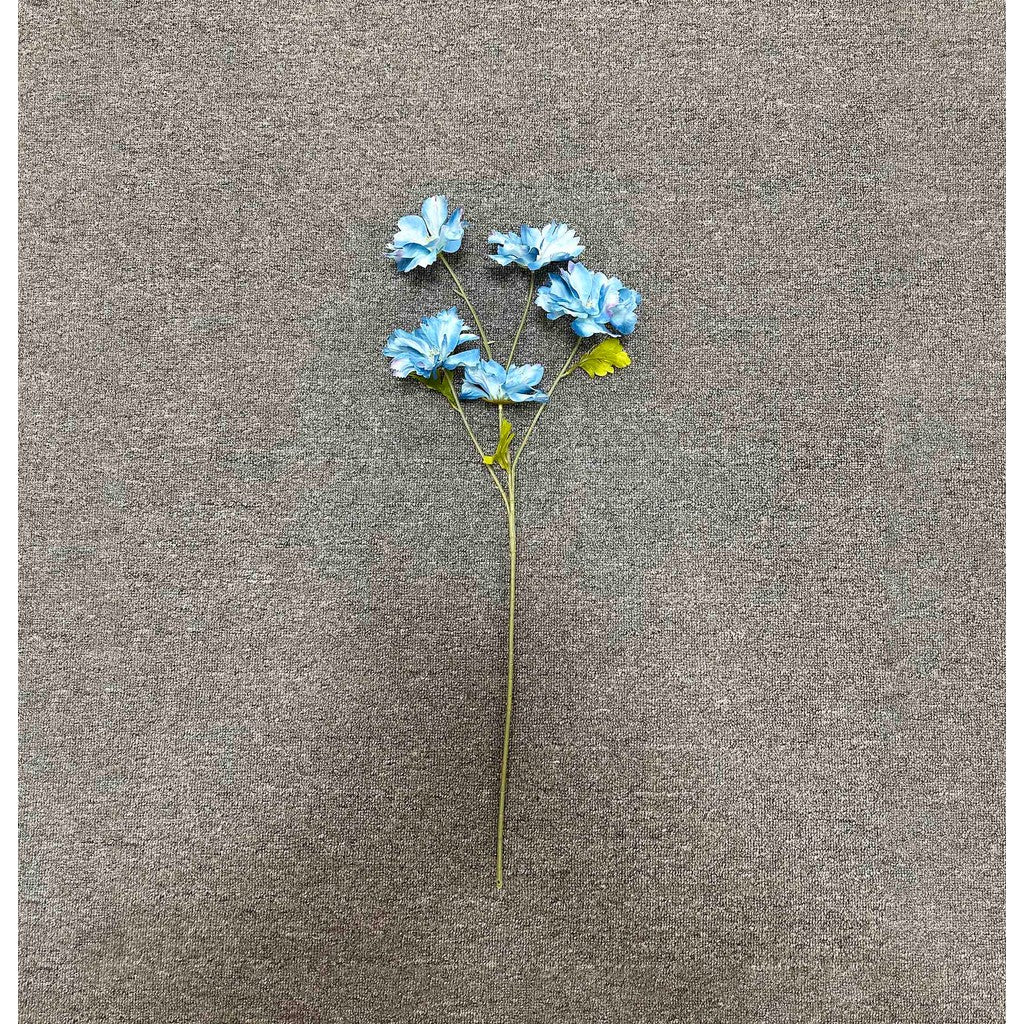 C88 FEAT (x5) Bunga Orchid Kain Sutra 65CM ARTIFICIAL BUNGA DEKORASI HIAS RUANGAN RUMAH KANTOR STUDIO