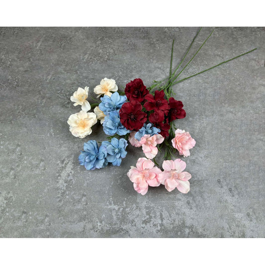 C89 5EMON (x5) Bunga ANEMONE Kain Sutra 80CM ARTIFICIAL BUNGA DEKORASI HIAS RUANGAN RUMAH KANTOR STUDIO