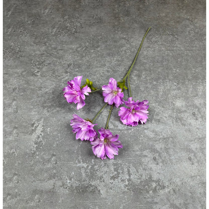 C88 FEAT (x5) Bunga Orchid Kain Sutra 65CM ARTIFICIAL BUNGA DEKORASI HIAS RUANGAN RUMAH KANTOR STUDIO