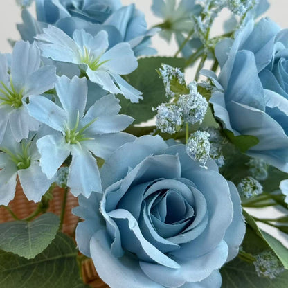 Bouquet bunga BKT 1018 AILUN 7Cbg Bunga Mawar Artifisial Dekorasi Hiasan Seserahan Buket Palsu