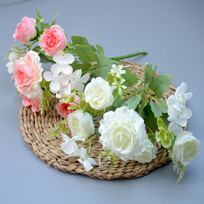 Bouquet bunga P124 PEONGEA Peony Artifisial Dekorasi Hiasan Seserahan Buket Palsu