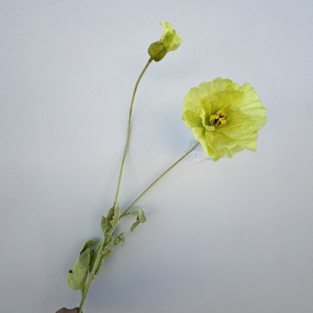 C22 BIGPOPP BUNGA POPPY 105CM ARTIFICIAL BUAH DEKORASI HIAS RUANGAN RUMAH KANTOR STUDIO