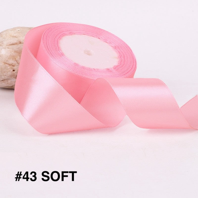 PTA8 SATIN Pita Satin Roll Motif  Setangan Satin dan Transparan Modern Pita Kado 4cm/Pita Dekorasi Buket