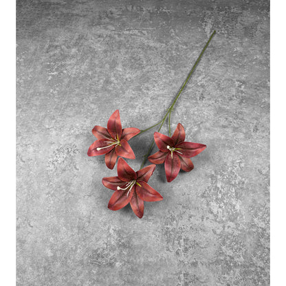 C87 HETTY (x3) Bunga Lily Flower tape 65CM ARTIFICIAL BUNGA DEKORASI HIAS RUANGAN RUMAH KANTOR STUDIO