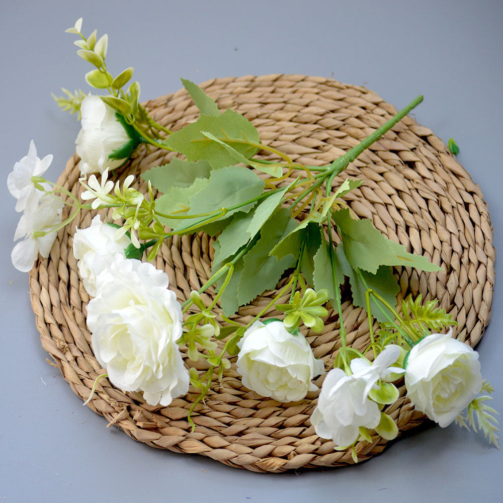 Bouquet bunga P124 PEONGEA Peony Artifisial Dekorasi Hiasan Seserahan Buket Palsu
