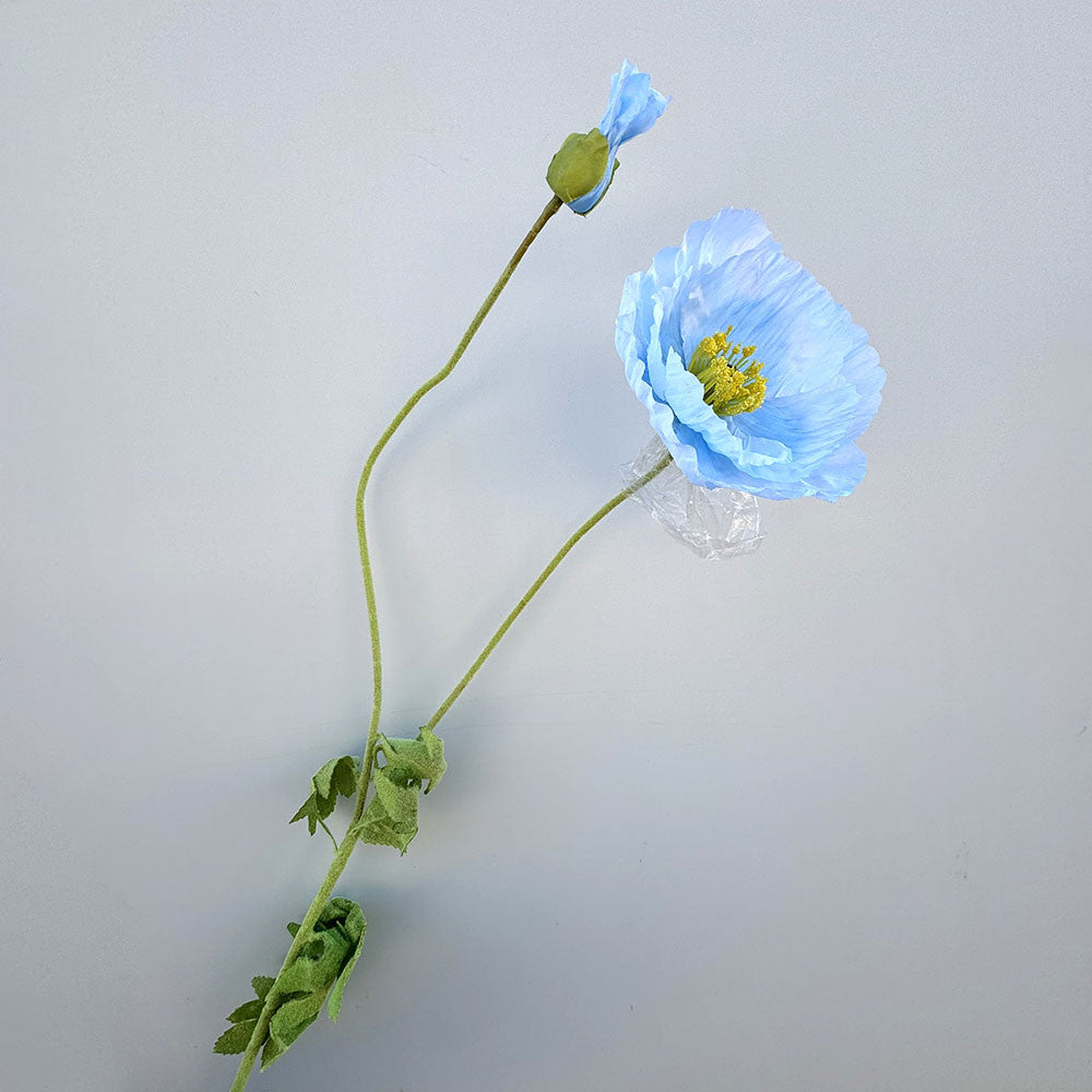 C22 BIGPOPP BUNGA POPPY 105CM ARTIFICIAL BUAH DEKORASI HIAS RUANGAN RUMAH KANTOR STUDIO