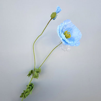C22 BIGPOPP BUNGA POPPY 105CM ARTIFICIAL BUAH DEKORASI HIAS RUANGAN RUMAH KANTOR STUDIO