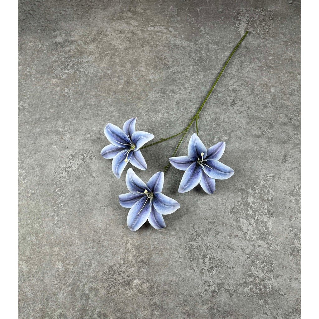 C87 HETTY (x3) Bunga Lily Flower tape 65CM ARTIFICIAL BUNGA DEKORASI HIAS RUANGAN RUMAH KANTOR STUDIO