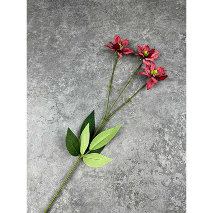 C90 BEAUTY (x3) Bunga Kain Sutra 73CM ARTIFICIAL BUNGA DEKORASI HIAS RUANGAN RUMAH KANTOR STUDIO