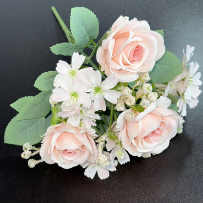 Bouquet bunga BKT 1018 AILUN 7Cbg Bunga Mawar Artifisial Dekorasi Hiasan Seserahan Buket Palsu