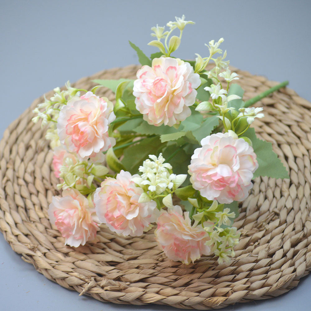 Bouquet bunga P123 AWAN Peony Artifisial Dekorasi Hiasan Seserahan Buket Palsu